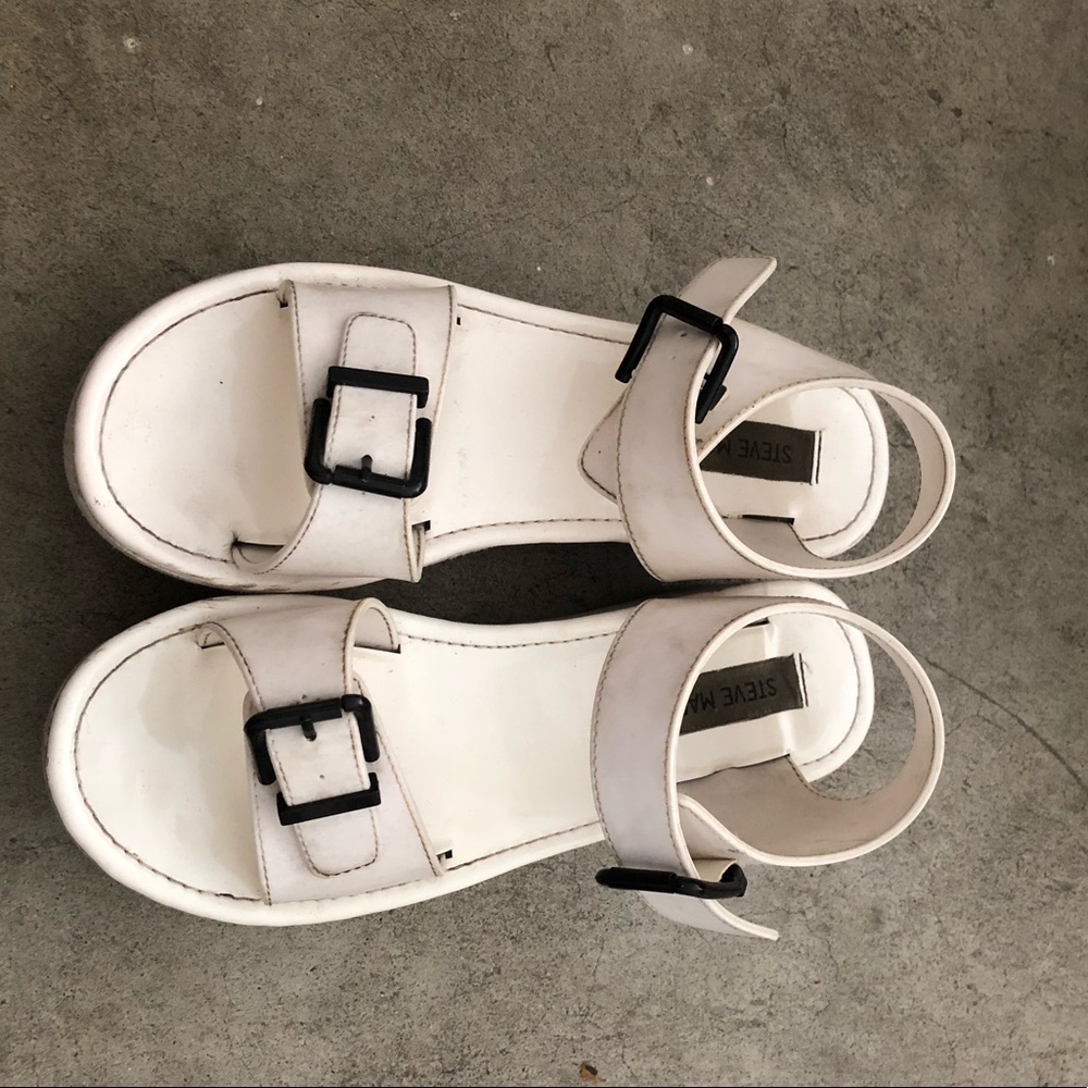 White high sandals